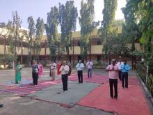 FIT INDIA WEEK ACTIVITIES  BY STAFF