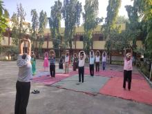 FIT INDIA WEEK ACTIVITIES  BY STAFF